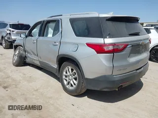 2018 Chevrolet Traverse LT Cloth z VIN 1GNERGKW3JJ173973, wystawiony jako IAAI lot #41860647 z przebiegiem 143 854 mil mil oraz . Historia ofert i sprzedaży dostępna na DreamBid. Obrazek 3.