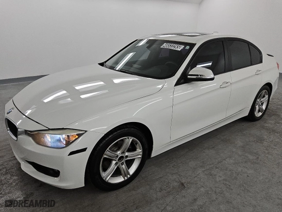 2013 BMW 3 Series 328i with VIN WBA3C1G57DNR47344, listed as a Copart auction lot 46533265 with 100,209 mi miles and Clean Title. Bid and sale history available at carsss.com. Image 1.