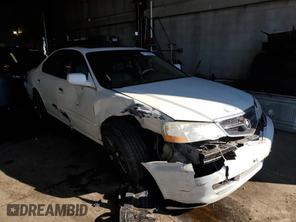 2003 Acura TL with VIN 19UUA56663A013729, listed as a Copart auction lot 47128605 with 138,467 mi miles and Salvage Title. Bid and sale history available at carsss.com. Image 4.