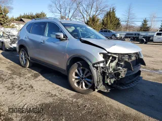 2016 Nissan Rogue SV with VIN KNMAT2MV3GP696657, listed as a Copart auction lot 43572145 with 120,728 mi miles and Salvage Title. Bid and sale history available at carsss.com. Image 4.