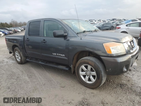 2012 Nissan Titan SV with VIN 1N6AA0EC2CN310143, listed as a Copart auction lot 42346455 with 225,755 mi miles and Salvage Title. Bid and sale history available at carsss.com. Image 4.