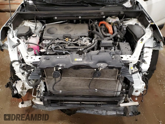 2021 Toyota RAV4 Hybrid LE with VIN 4T3B6RFV8MU040343, listed as a Copart auction lot 47552405 with 42,902 mi miles and Salvage Title. Bid and sale history available at carsss.com. Image 12.