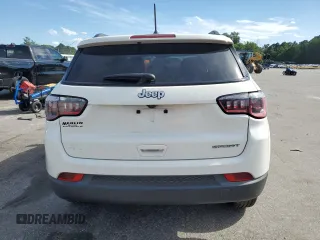 2018 Jeep Compass Sport with VIN 3C4NJCAB7JT140622, listed as a Copart auction lot 58162185 with 128,686 mi miles and Salvage title. Bid and sale history available at DreamBid. Image 6.