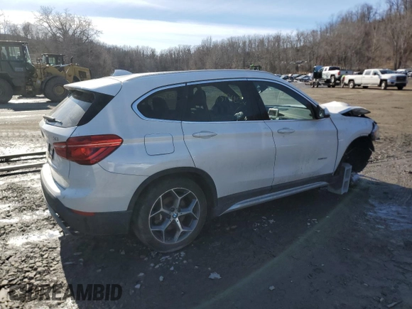 2016 BMW X1 xDrive28i with VIN WBXHT3C31G5E48073, listed as a Copart auction lot 43974855 with 56,088 mi miles and Salvage Title. Bid and sale history available at carsss.com. Image 3.