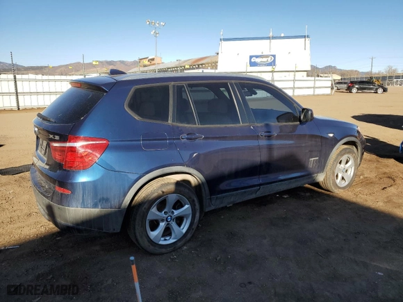 2011 BMW X3 28i with VIN 5UXWX5C55BL712630, listed as a Copart auction lot 46926355 with 99,139 mi miles and Salvage Title. Bid and sale history available at carsss.com. Image 3.