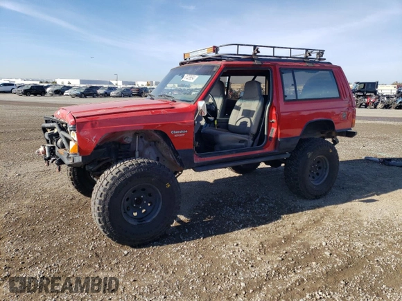 1996 Jeep Cherokee Sport with VIN 1J4FJ67S2TL167992, listed as a Copart auction lot 81329654 with 148,031 mi miles and Non Repairable. Bid and sale history available at carsss.com. Image 1.