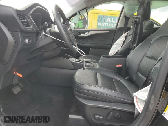 2021 Ford Escape SEL with VIN 1FMCU0H66MUA70235, listed as a Copart auction lot 56652395 with 48,766 mi miles and Salvage title. Bid and sale history available at DreamBid. Image 7.
