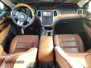 2013 Jeep Grand Cherokee Overland with VIN 1C4RJFCG0DC607214, listed as a Copart auction lot 43672575 with 188,026 mi miles and Salvage Title. Bid and sale history available at carsss.com. Image 8.