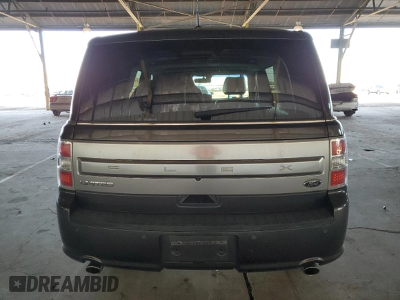 2018 Ford Flex Limited with VIN 2FMGK5D87JBA02653, listed as a Copart auction lot 83594974 with 106,694 mi miles and Salvage Title. Bid and sale history available at carsss.com. Image 6.