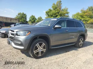 2020 Mercedes-Benz GLS 450 with VIN 4JGFF5KE3LA132145, listed as a Copart auction lot 70761804 with 61,485 mi miles and Salvage Title. Bid and sale history available at DreamBid. Image 1.