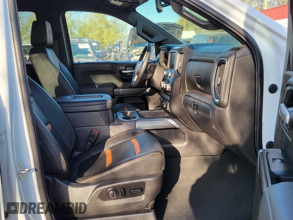 2021 GMC Sierra 1500 AT4 with VIN 3GTP9EED0MG412224, listed as a Copart auction lot 53502385 with 28,363 mi miles and Clean Title. Bid and sale history available at carsss.com. Image 5.