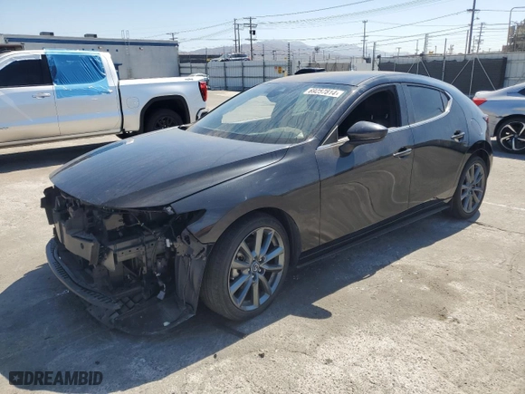 2022 Mazda Mazda3 Hatchback Select with VIN JM1BPAKL8N1506534, listed as a Copart auction lot 69257814 with 0 mi miles and Salvage Title. Bid and sale history available at carsss.com. Image 1.