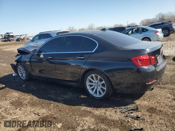2014 BMW 5 Series 535i xDrive with VIN WBA5B3C54ED538450, listed as a Copart auction lot 48173485 with 74,056 mi miles and Salvage Title. Bid and sale history available at carsss.com. Image 2.