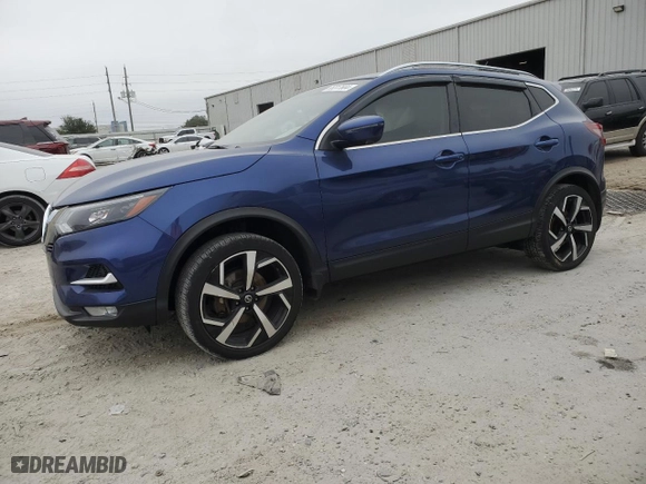 2022 Nissan Rogue Sport SL with VIN JN1BJ1CV1NW341627, listed as a Copart auction lot 86317604 with 21,930 mi miles and Non Repairable. Bid and sale history available at carsss.com. Image 1.