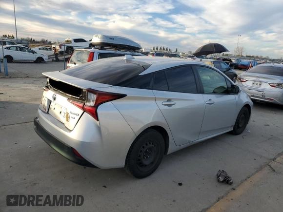 2022 Toyota Prius L Eco z VIN JTDKAMFU0N3161381, wystawiony jako Copart lot #41439605 z przebiegiem 172 864 mil mil oraz Szkoda całkowita • Salvage title. Historia ofert i sprzedaży dostępna na DreamBid. Obrazek 3.