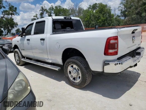 2021 Ram 2500 Tradesman with VIN 3C6UR5CJ4MG535303, listed as a Copart auction lot 58391745 with 38,282 mi miles and Salvage title. Bid and sale history available at DreamBid. Image 2.
