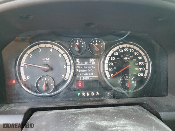 2009 Dodge Ram 1500 ST with VIN 1D3HB18T69S727427, listed as a Copart auction lot 78904294 with 213,465 mi miles and Salvage Title. Bid and sale history available at carsss.com. Image 9.