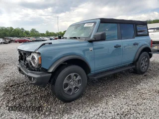 2021 Ford Bronco with VIN 1FMDE5BH0MLA96747, listed as a Copart auction lot 57060985 with 37,048 mi miles and Salvage title. Bid and sale history available at DreamBid. Image 1.