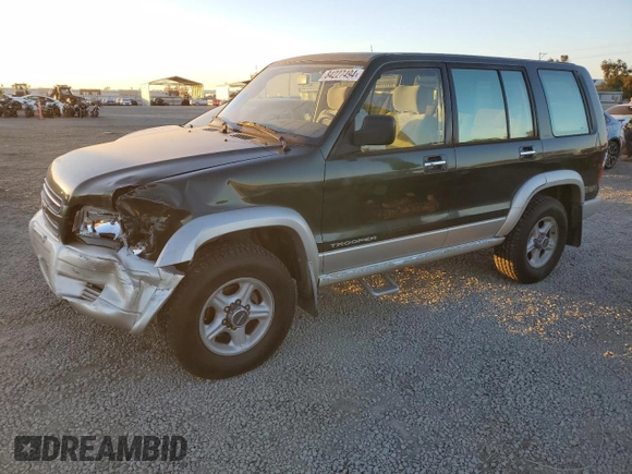 2002 Isuzu Trooper S with VIN JACDJ58X427J08532, listed as a Copart auction lot 84227494 with 166,636 mi miles and Salvage title. Bid and sale history available at DreamBid. Image 1.