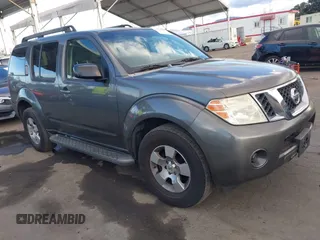 2008 Nissan Pathfinder SE with VIN 5N1AR18U88C606823, listed as a IAAI auction lot 41266052 with 158,182 mi miles. Bid and sale history available at carsss.com. Image 1.