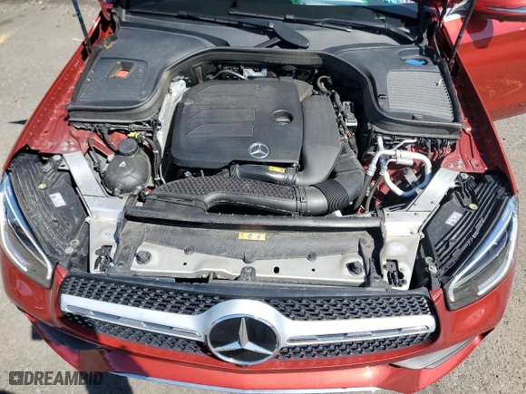 2022 Mercedes-Benz GLC with VIN W1N0G8EB8NV367851, listed as a Copart auction lot 51509425 with 34,758 mi miles and Salvage Title. Bid and sale history available at carsss.com. Image 12.