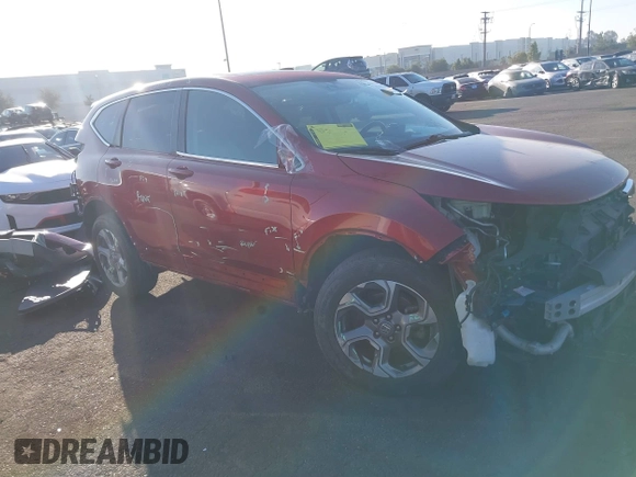 2018 Honda CR-V EX-L with VIN 2HKRW2H85JH695138, listed as a IAAI auction lot 41655606 with 75,080 mi miles. Bid and sale history available at carsss.com. Image 6.