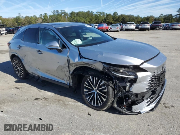 2024 Lexus RX with VIN 2T2BAMBA1RC022736, listed as a Copart auction lot 84329444 with 10,458 mi miles and Salvage Title. Bid and sale history available at carsss.com. Image 4.