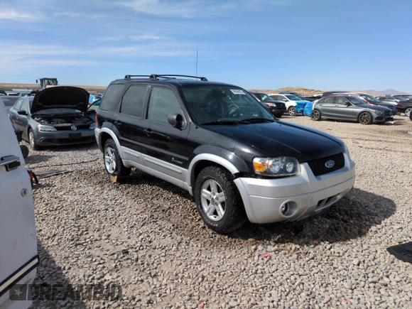 2006 Ford Escape Hybrid with VIN 1FMCU96H06KA75275, listed as a Copart auction lot 48596425 with 216,379 mi miles and Salvage title. Bid and sale history available at DreamBid. Image 4.