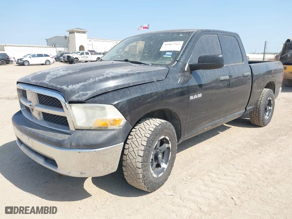 2010 Dodge Ram 1500 ST with VIN 1D7RB1GK3AS248270, listed as a IAAI auction lot 41867765 with 133,542 mi miles. Bid and sale history available at carsss.com. Image 2.