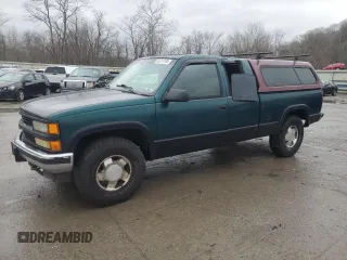 1997 Chevrolet Silverado 1500 with VIN 1GCEK19R6VE100721, listed as a Copart auction lot 50791185 with 100,724 mi miles and Salvage Title. Bid and sale history available at DreamBid. Image 1.