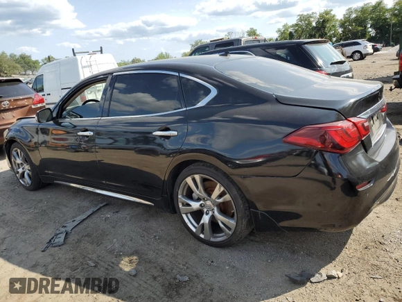 2018 Infiniti Q70 Luxe with VIN JN1BY1PP6JM330104, listed as a Copart auction lot 68830174 with 115,067 mi miles and Non repairable. Bid and sale history available at DreamBid. Image 2.