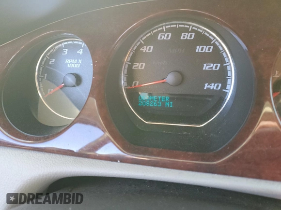 2009 Buick Lucerne CXL with VIN 1G4HD57M19U130254, listed as a Copart auction lot 48111535 with 208,268 mi miles and Salvage Title. Bid and sale history available at DreamBid. Image 9.