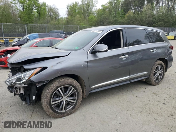2020 Infiniti QX60 Pure с VIN 5N1DL0MM5LC517766, выставлен на аукционе Copart как лот 53271765 с пробегом 57 897 миль миль и Списание • Salvage title. История ставок и продаж доступна на DreamBid. Изображение 1.
