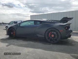 2022 Lamborghini Huracan z VIN ZHWUA6ZX0NLA18998, wystawiony jako Copart lot #87111104 z przebiegiem Nie podano mil oraz Nie do naprawy. Historia ofert i sprzedaży dostępna na DreamBid. Obrazek 2.