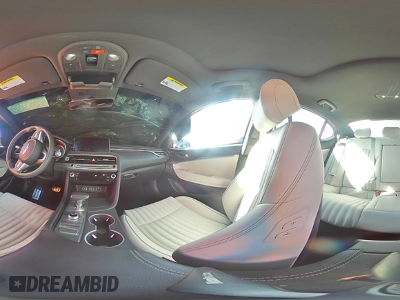 2024 Genesis G70 Sport Advanced with VIN KMTG54SE3RU137196, listed as a Copart auction lot 76329834 with 1,348 mi miles and Salvage Title. Bid and sale history available at DreamBid. Image 13.