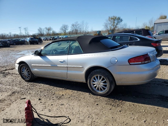 2002 Chrysler Sebring LXi with VIN 1C3EL55R82N301949, listed as a Copart auction lot 81320054 with 136,892 mi miles and Salvage Title. Bid and sale history available at carsss.com. Image 2.