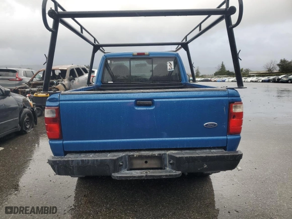 2001 Ford Ranger XL with VIN 1FTYR10C21TA05175, listed as a Copart auction lot 44978505 with 153,317 mi miles and Salvage Title. Bid and sale history available at carsss.com. Image 6.