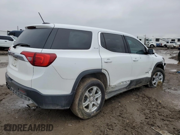 2018 GMC Acadia SLE with VIN 1GKKNKLA0JZ219651, listed as a Copart auction lot 46033945 with 140,504 mi miles and Salvage Title. Bid and sale history available at carsss.com. Image 3.