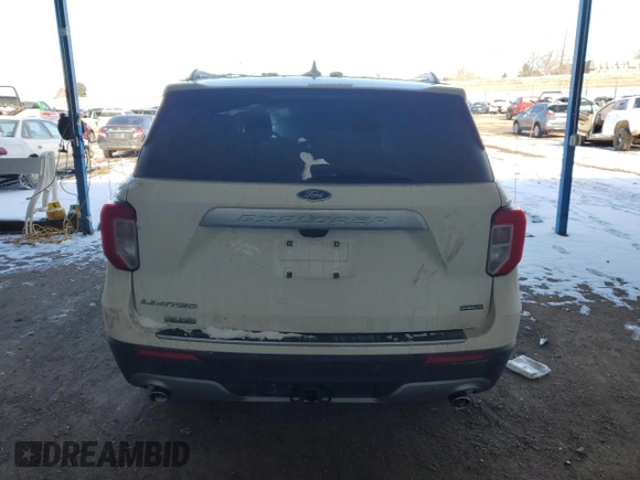 2020 Ford Explorer Limited with VIN 1FM5K8FWXLGD10741, listed as a Copart auction lot 45203355 with 0 mi miles and Salvage Title. Bid and sale history available at carsss.com. Image 6.