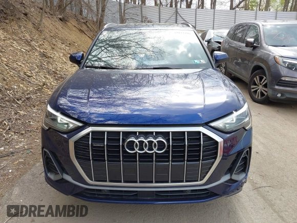 2021 Audi Q3 S line Premium with VIN WA1DECF31M1031368, listed as a IAAI auction lot 42133396 with 50,148 mi miles and . Bid and sale history available at DreamBid. Image 12.