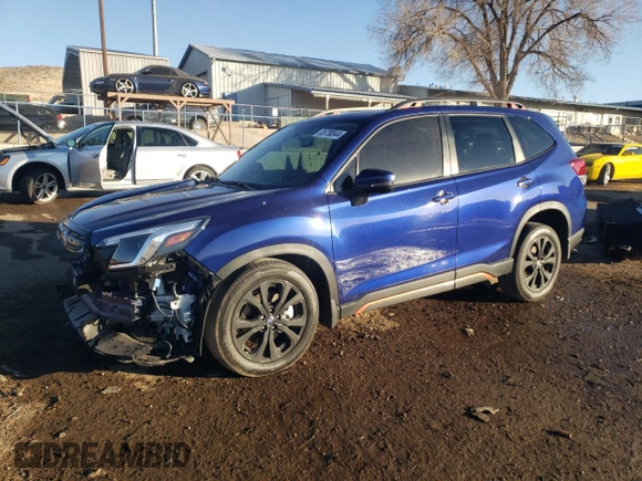 2023 Subaru Forester Special Sports with VIN JF2SKAJC2PH476734, listed as a Copart auction lot 85738544 with 9,988 mi miles and Salvage title. Bid and sale history available at DreamBid. Image 1.