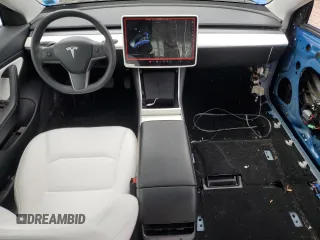 2020 Tesla Model 3 Long Range with VIN 5YJ3E1EB0LF742290, listed as a Copart auction lot 53942005 with 53,670 mi miles and Salvage Title. Bid and sale history available at carsss.com. Image 8.