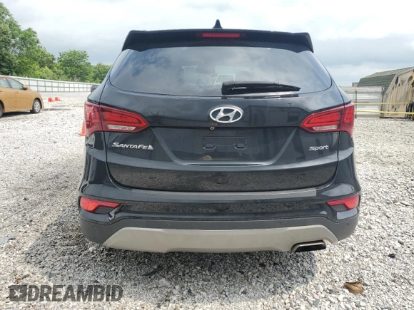2017 Hyundai Santa Fe 2.4L with VIN 5NMZU3LB7HH052263, listed as a Copart auction lot 57065895 with 117,488 mi miles and Salvage title. Bid and sale history available at DreamBid. Image 6.