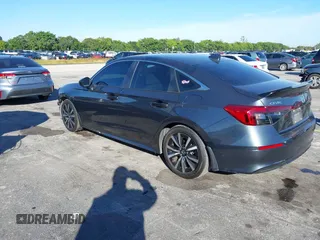 2024 Honda Civic Sedan EX with VIN 2HGFE1F7XRH305800, listed as a IAAI auction lot 41419679 with 24,940 mi miles. Bid and sale history available at carsss.com. Image 3.