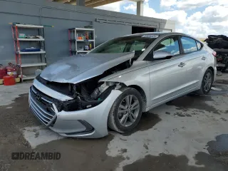 2017 Hyundai Elantra Limited with VIN 5NPD84LF4HH175013, listed as a Copart auction lot 50835325 with 89,448 mi miles and Salvage title. Bid and sale history available at DreamBid. Image 1.