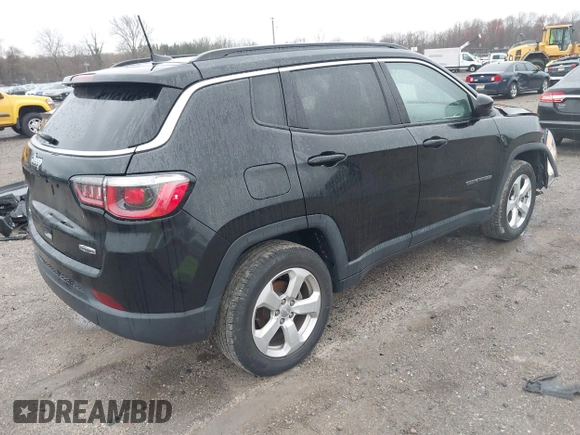 2018 Jeep Compass Latitude z VIN 3C4NJDBB8JT169275, wystawiony jako IAAI lot #41949613 z przebiegiem 56 403 mil mil oraz . Historia ofert i sprzedaży dostępna na DreamBid. Obrazek 4.