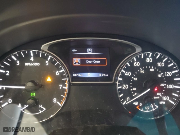 2018 Nissan Altima 2.5 SR with VIN 1N4AL3APXJC170994, listed as a Copart auction lot 48961525 with 138,716 mi miles and Salvage Title. Bid and sale history available at carsss.com. Image 9.