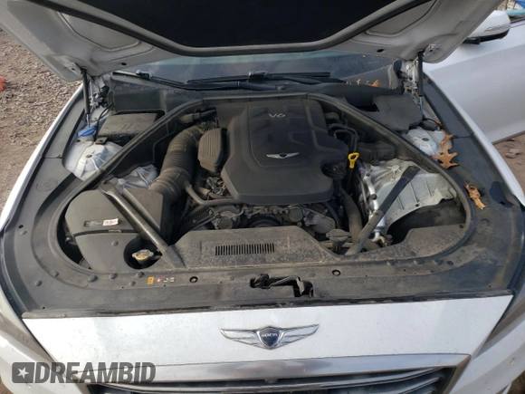 2018 Genesis G80 3.8L with VIN KMHGN4JE0JU250796, listed as a Copart auction lot 78609444 with 121,395 mi miles and Salvage title. Bid and sale history available at DreamBid. Image 11.