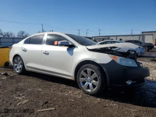 2011 Buick LaCrosse CXS with VIN 1G4GE5EDXBF276304, listed as a Copart auction lot 46141185 with 0 mi miles and Salvage Title. Bid and sale history available at carsss.com. Image 4.