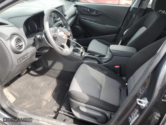 2021 Hyundai Kona SEL with VIN KM8K2CAA2MU733561, listed as a Copart auction lot 51071255 with 17,247 mi miles and Salvage Title. Bid and sale history available at carsss.com. Image 7.